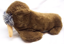 Vintage 1975 Dakin Brown Walrus 8&quot; Plush Stuffed Animal Toy 1970&#39;s - £15.79 GBP