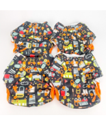 Blueberry Reusable Diaper Cover Capri Construction Trucks Bulldozer Lot ... - £18.04 GBP