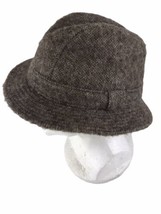 Vintage J.J. Seifter &amp; Sons NY Men&#39;s British Jacob Wool Hat Tweed Fedora M - £18.22 GBP