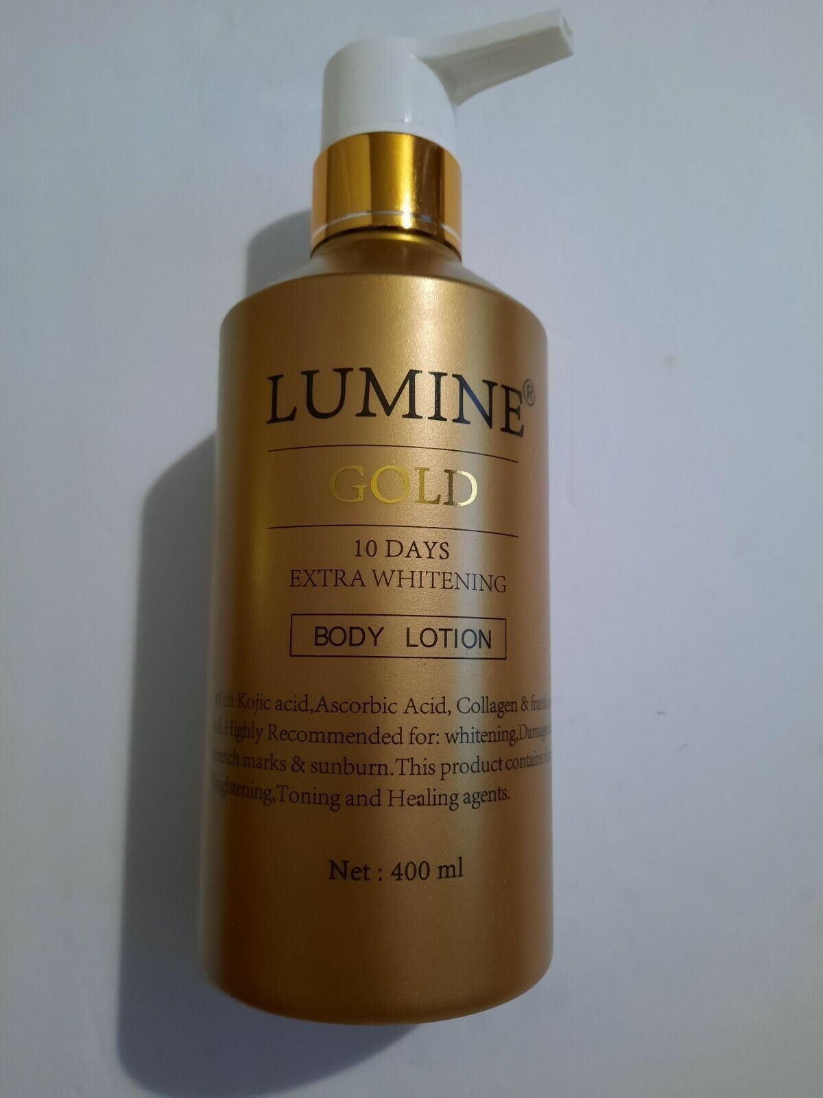 Lumine gold body lotion. 400ml.
