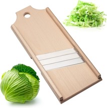 Slaw Slicer Cabbage Cutter Shredder. Wooden Coleslaw Shredder (17.7X7 In). - $51.95