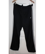 Adidas 3 Stripe Black Sweatpants Size Men&#39;s Large 085390 APU002 - £30.95 GBP