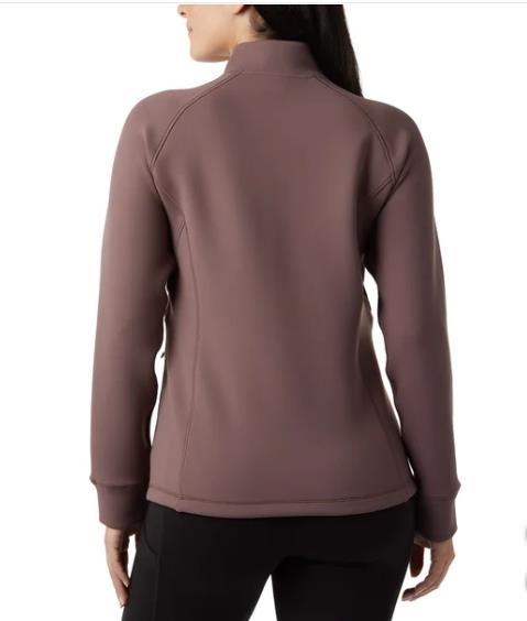 32 Degrees Womens Jacket Brown Full-Zip Pockets Stretch Active Workout Gym Soft Item image 3