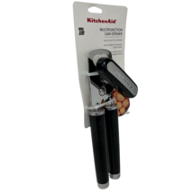 KitchenAid Classic Multifunction Can Opener With Bottle Opener Black New... - $16.50