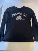 Vintage Foxwoods Resort Connecticut Casino Black Long Sleeve T-Shirt Siz... - £11.22 GBP