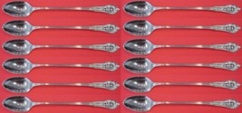 Rose Point by Wallace Sterling Silver Iced Tea Spoon 7 5/8&quot; Set of 12 - $820.71