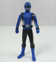 Bandai Japan Power Rangers Hero Series Go-Busters Blue Ranger 4.5&quot; Vinyl Figure - £9.98 GBP