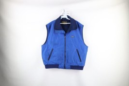 Vintage 90s OshKosh B&#39;Gosh Mens XL Distressed Spell Out Fleece Lined Vest Jacket - £38.66 GBP