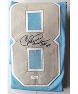 CHARLIE SANDERS AUTOGRAPH LIONS JERSEY - H.O.F. 2007 - C.O.A. JSA - $90.00