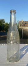 Pepsi Cola Textured Embossed Glass Bottle Vtg Longneck Soda Pop 12 oz - $12.62