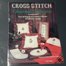 Plaid Cross Stitch Christmas Collection Patterns Vintage Linda Dennis 7417 - £3.62 GBP