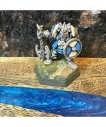 Ral Partha 1983 Warrior Pewter Miniature – Hand Painted Vintage D&amp;D Fantasy - $21.99