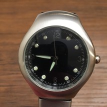 Quartz Japan Movement Water Resistant Black Face Silver Tone Wristwatch ... - £7.56 GBP