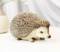 Lifelike Realistic Spinal Mammal Animal Baby Hedgehog Collectible Figurine 6&quot;L - £21.38 GBP
