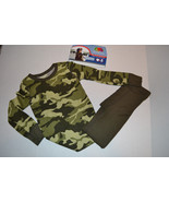 Boys Fruit of the Loom Therma Underwear Set  Sizes XS NWT Green Camo  - £10.37 GBP