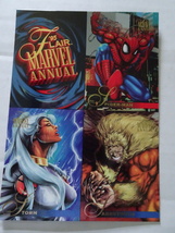 Marvel Annual Flair- 1995 - Uncut Promo Trading Card - Spiderman, Storm ... - $8.00