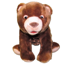 Kohl&#39;s Cares Eric Carle Brown Bear Stuffed Animal 12&quot; What Do You See Plush Toy - £3.55 GBP