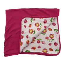 Gymboree Blanket Flowers &amp; Birds Pink 2014 Receiving Swaddle - £23.50 GBP
