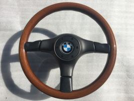 BMW E24 E28 E30 E32 E34 OEM Nardi wood steering wheel - £1,155.64 GBP