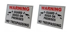 External A4 &#39;Guard Dog on Premises&#39; Warning Sign (pack of 2) - $13.43