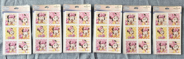 Hallmark Disney Minnie Mouse Sticker Sheets Lot of 6 SKU - £28.92 GBP