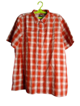 The North Face Shirt Mens XL Red White Plaid Short Sleeve Hiking Outdoor... - $16.82