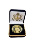 U S Federal Air Marshal Challenge Coin With Blue Velvet Case. Fast Shipp... - $26.73