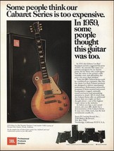 1982 JBL Cabaret Series amp ad print with 1959 Gibson Les Paul Standard guitar - £3.32 GBP