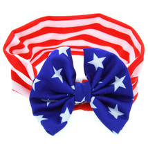 Independence Day American Flag Knotted Headband Accessories(D0102H29SG7.) - £4.09 GBP