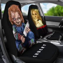 Horror Movies Couple Chucky and Tiffany Happy Valentine Car Seat Covers - £31.23 GBP
