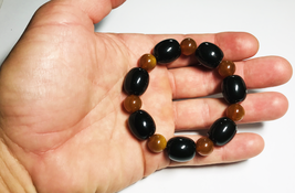 Natural Amber Bracelet Baltic Amber Beads Amber jewelry pressed - £70.45 GBP