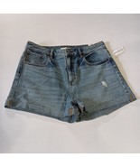 Pacsun Women&#39;s distressed mom Short denim shorts size 29 Raw Hem Casual ... - $290.98 MXN