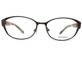 Vera Wang Eyeglasses Frames V306 BR Brown Horn Round Full Rim 53-15-135 - £36.69 GBP