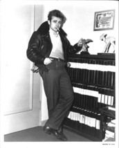 *James Dean Wearing Black Leather Jacket and Smoking a Cigarette Uncommon Image - $25.00