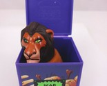 1995 Disney The Lion King Scar Finger Puppet Burger King Toy  - $3.87