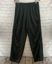 Brooklyn Express Athletic Pants Mens Sz XL Black Zippered Pockets - £11.67 GBP