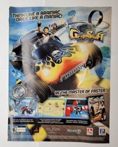 GripShift Think Like A Brainiac Drive Like A Maniac PSP 2005 Magazine Ad - £11.89 GBP