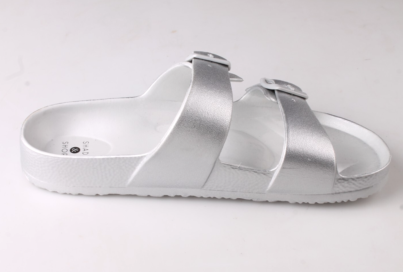 Shade & Shore Damen Neida EVA Zwei Band Fußbett Slide Sandalen Größe 8 US Neu Item image 4