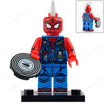 New Spider-Punk Spiderman Spider-Verse Minifigures Toy Gift Kids - $13.97