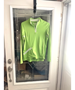 West Marine Commodore 1/4 Zip Tee Womens M  Green UPF 30+ Anti-Microbial... - $17.53 CAD