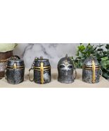 Ebros Medieval Knights Of The Cross Templar Crusader Mask Keychains Pack... - €18,03 EUR