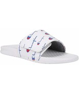 Champion Slide Hook and Loop Closure Sandals, CPS10673M /Wht Multi Sizes... - $41.09 CAD