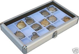 2 Pocket 18 Watch Show Case Display Antique Jewelry Supply box  pocket w... - £74.94 GBP