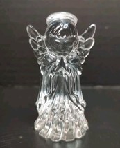 Marquis Waterford Clear Crystal Glass Praying Angel Figurine 3&quot; High - $16.83