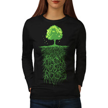 Wellcoda Earth Tree Roots Nature Womens Long Sleeve T-shirt,  Casual Design - £19.39 GBP