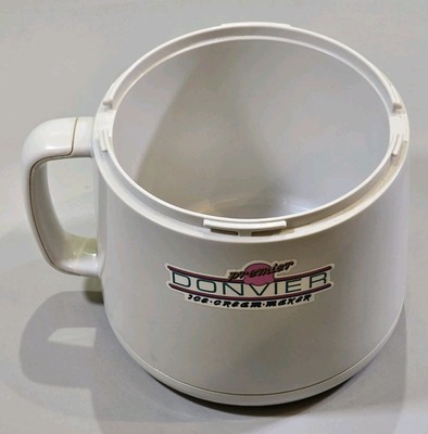 DONVIER PREMIER ICE CREAM MAKER REPLACEMENT Base With Handle Only WHITE - $7.42