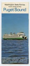 Washington State Ferries Scenic Guide &amp; Map Puget Sound Area 1971 Edition - £14.01 GBP