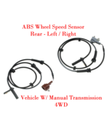 2 X ABS Wheel Speed Sensor Rear L/R Fits: Nissan Frontier 2005-2019 W/MT... - $37.49