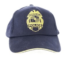 Honolulu Police Department Blue Ball Cap Hat Embroidered Strapback - $12.99