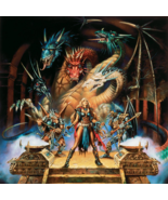 Clyde Caldwell Signed Dragonlance AD&amp;D TSR Art Print Dragons of Triumph ... - $9,329.59 MXN